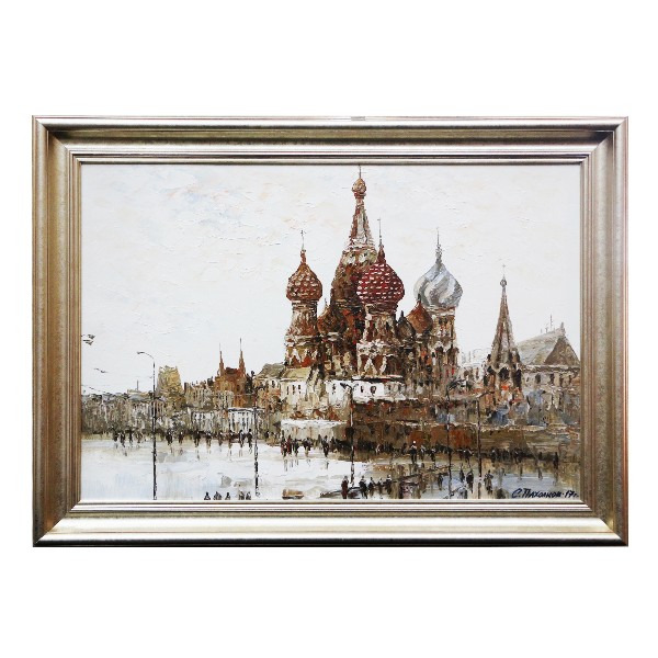 Oil Painting Frame-กรอบรูปภาพสีน้ำมัน-ภาพสีน้ำมัน-Custom Framing-Oil Painting